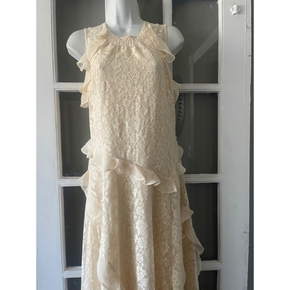 New Sundance Lace Ruffle Dress - Picture 4 of 8